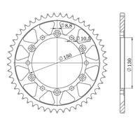 CORONA IN ACCIAIO P520 - Z45 (DIS.10501)