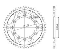 CORONA IN ACCIAIO P520 - Z48 (DIS.10304)