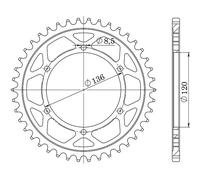 CORONA IN ACCIAIO P530 - Z38 (DIS.12507)