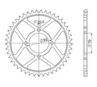 CORONA IN ACCIAIO P530 - Z45 (DIS.16400)
