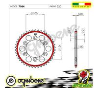 CORONA IN ACCIAIO SILENT OGNIBENE 45 DENTI DUCATI SUPERSPORT 800 SS 2003 2004