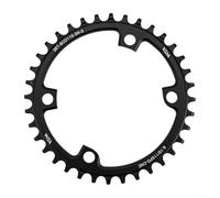 Corona in alluminio 110BCD per bici da strada, 4 bulloni, design a denti stretti e larghi per una migliore ritenzione della catena (36T)