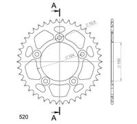 CORONA IN ALLUMINIO P520 - Z42 (DIS.51613)