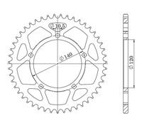 CORONA IN ALLUMINIO P520 - Z45 (DIS.15605)