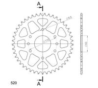 CORONA IN ALLUMINIO P520 - Z45 (DIS.72202)