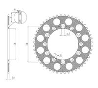 CORONA IN ALLUMINIO P520 - Z49 (DIS.13604)