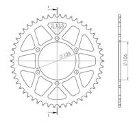 CORONA IN ALLUMINIO P520 - Z50 (DIS.87502)
