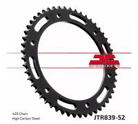 Jt Sprockets 428 Jtr839.52 Steel Rear Sprocket Argento 52t