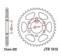 Corona JT Sprockets Acciaio 1010-428 per Moto Ricambi Accessori Parti