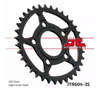Jt Sprockets 520 Jtr604.35 Steel Rear Sprocket Argento 35t