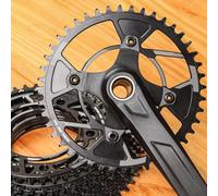 Corona larga stretta focalizzata sulle prestazioni per mountain bike con 1 configurazione e supporto guarnitura a velocità singola (44T)