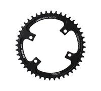 Leonardi Racing Daisy Shimano Grx 4 Holes Bcd 110 Chainring Argento 44t Black