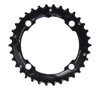 Corona MTB 34T in Alluminio Nero per SRAM GX 2x10 Velocità, BCD 104mm