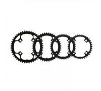 Corona MTB Acciaio 42 Denti BCD 104mm 4 Fori Compatibile 6 7 8 Velocità Nera