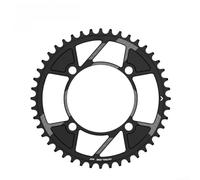 Corona MTB stretta e larga compatibile con guarniture a velocità singola disco in lega di alluminio per una migliore ritenzione della catena (44T)