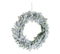 Corona Natale (60cm) MARMOLADA Verde innevato 0933515