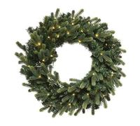 Corona natalizia Amicasa Geneva con 60 led batteria 60 cm