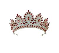 Corona nuziale copricapo da sposa Brithday Party strass fascia lavoro manuale copricapo per le donne, lega metall