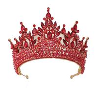Corona nuziale copricapo da sposa Brithday Party strass fascia lavoro manuale copricapo per le donne, lega metall