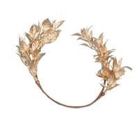 Corona nuziale fatta a mano in resina con foglia d'oro Design ornamento per capelli per la sposa servizi fotografici e feste pratiche corone di nozze, Misura unica, come descritto, come descritto