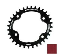 Corona Ovale 30T Rossa MTB Shimano 11/12V Snaggletooth XT8000 96mm Asimmetrico