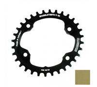 Corona Ovale 32T MTB 11/12V Shimano XT8000 Snaggletooth Oro 96 BCD Asimmetrico 4 Fori