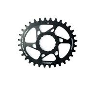 CORONA OVALE LEONARDI RACING GECKO TRACK PER CANNONDALE 32 DENTI NERO OFFSET 6
