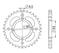 CORONA P420 Z35 DIS12101 YAMAHA TT R/RE 90 2000-2004