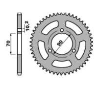 Corona Pbr Acciaio C45 Standard 239-420 Per Moto Ricambi Accessori Parti