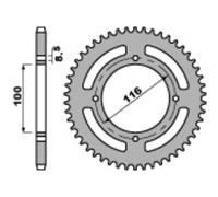 Corona PBR Acciaio c45 Standard 467-420 per Moto Ricambi