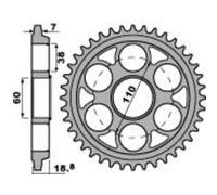 Corona PBR Alluminio Ultra-Leggero Anodizzato 4522-525 per Moto