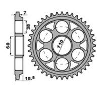 Corona PBR Alluminio Ultra-Leggero Anodizzato 4522-525 per Motocicletta