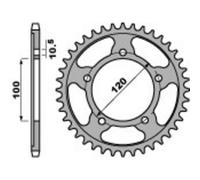 Corona Pbr Alluminio Ultra-Light Anodizzato 4447-525 Per Moto Ricambi