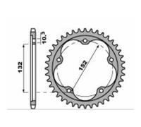 Corona Pbr Alluminio Ultra-Light Anodizzato 4464-520 Per Moto Ricambi
