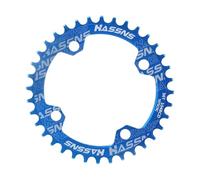 Corona per bici da 104 mm BCD 42T corona rotonda per catena singola 8/9/10/11/12 velocità anello catena mountain bike da strada diametro esterno 15,1 cm - blu