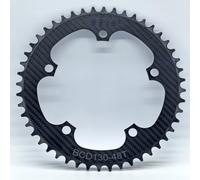 Corona per bici da strada, 48T/50T/52T, singola in fibra di carbonio, BCD130, con 5 bulloni, per sistemi di velocità 9 13 (48T)