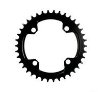 Corona per bicicletta a 38 denti, 104BCD, leggera rossa | Robusta struttura in alluminio, resistente, 34 denti, design leggero, garantisce una durata a lungo termine (1 40T)