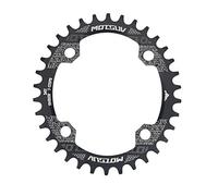 Corona per Bicicletta,Corona Singola per Bici Corona Singola Ovale Corona Stretta e Larga 32/34 / 38T per Mountain Bike BCD 104mm((34T))