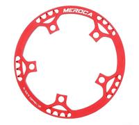 Corona per bicicletta leggera compatibile con le specifiche BCD130, design 45T volto ad aumentare la coppia e l'efficacia della velocità (45T rosso)