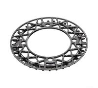 Corona per mountain bike 104BCD con protezione catena in lega di alluminio per 34T 36T 38T migliora la stabilità della catena e gli strappi dei vestiti (36T)