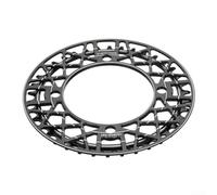 Corona per mountain bike 104BCD con protezione catena in lega di alluminio per 34T 36T 38T migliora la stabilità della catena e gli strappi dei vestiti (38T)