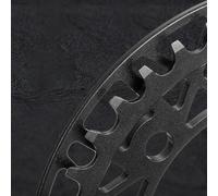 Corona per mountain bike con protezione catena in lega di alluminio per 104BCD 34T 36T 38T con denti irregolari appuntiti per una presa ottimale della catena (38T)