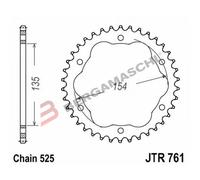 CORONA PER TRASMISSIONE MOTO JT 761 Z38 JTR761.38 38 DENTI DUCATI 1098 1198