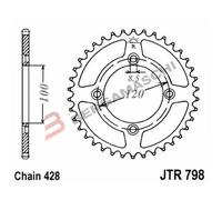 CORONA PER TRASMISSIONE MOTO JT 798 Z50 JTR798.50 50 DENTI PASSO 428 SUZUKI