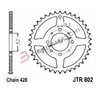 CORONA PER TRASMISSIONE MOTO JT 802 Z44 JTR802.44 MODIFICA RAPPORTATURA