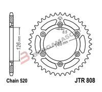CORONA PER TRASMISSIONE MOTO JT 808 Z51 SC JTR808.51SC 51 DENTI ACCIAIO SUZUKI