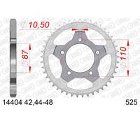 AFAM Corona standard in acciaio 14404 - 525