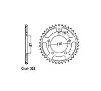 Corona posteriore JT 807.44 Suzuki: 99-10 SV650S X-K9, L0