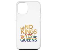 Corona Pride LGBTQ No Kings Yes Queens Custodia per iPhone 12/12 Pro