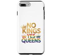 Corona Pride LGBTQ No Kings Yes Queens Custodia per iPhone 7 Plus/8 Plus
